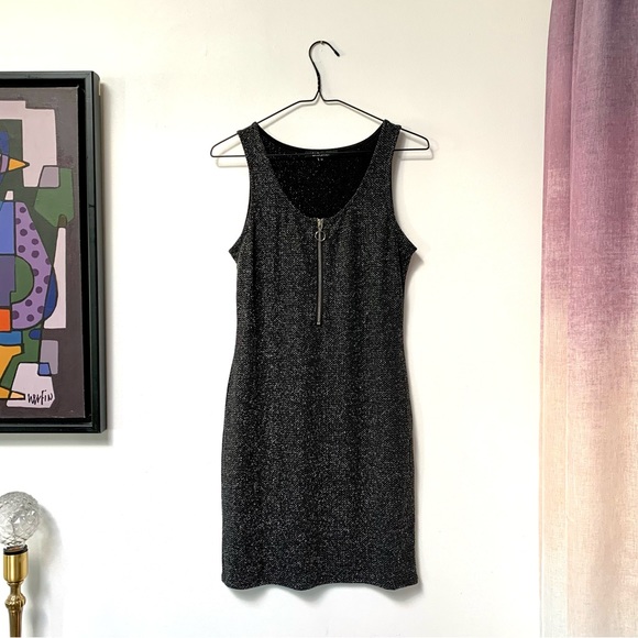 La Donna Shimmering Black sequin cocktail dress M - Picture 6 of 13